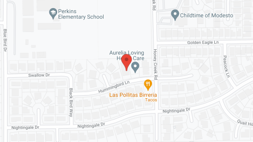 Map of the neighborhood around Lidia's Blessed Home