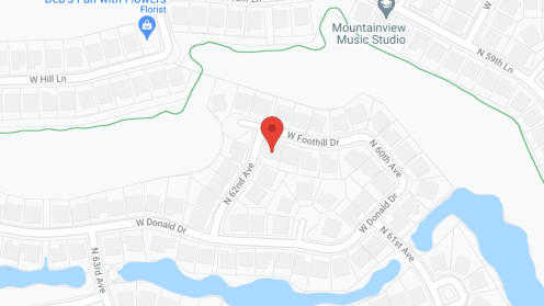 Map of the neighborhood around Arrowhead Symphony ALH
