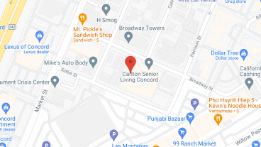 Carlton Senior Living Concord in google map