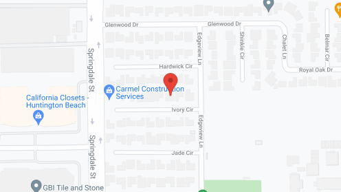 Map of the neighborhood around AJ Huntington Home #3