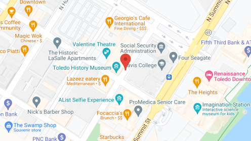 Map of the neighborhood around Renaissance Senior Apartments