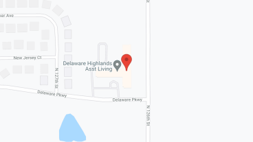 Delaware Highlands in google map
