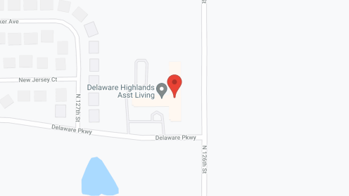 Map of the neighborhood around Delaware Highlands