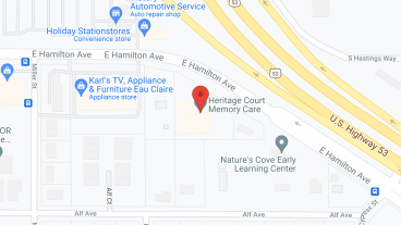 Heritage Court - Eau Claire in google map