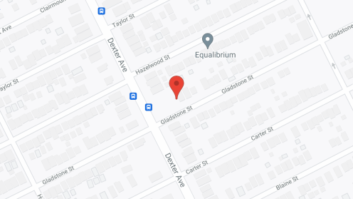 Map of the neighborhood around Gladstone Arms