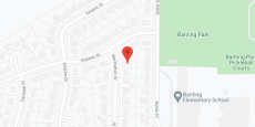 Manhattan in google map