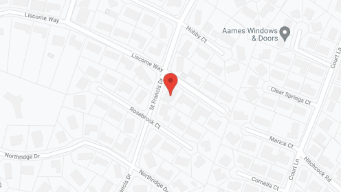 Map of the neighborhood around St Francis Home