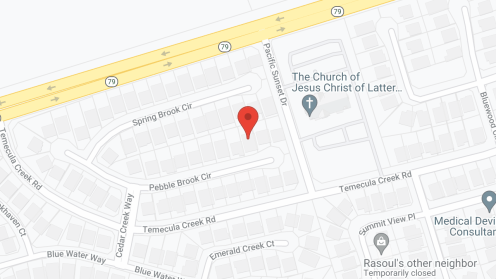 Map of the neighborhood around Pebble Brook Senior Home Care