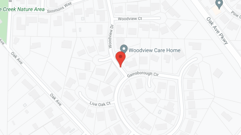 Map of the neighborhood around Woodview Home