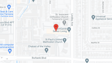 AvantGarde Senior Living in google map