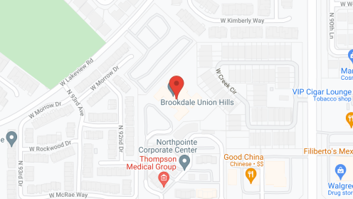 Map of the neighborhood around Cypress Court at Peoria