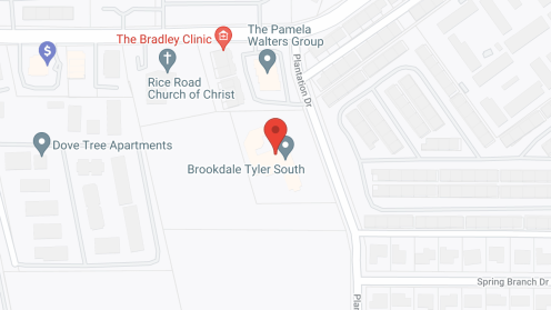 Map of the neighborhood around Pinehurst Alzheimer’s Special Care Center