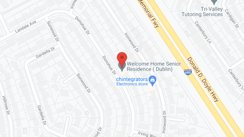 Map of the neighborhood around Warm House