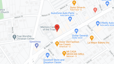 Memory Care of the Triad in google map
