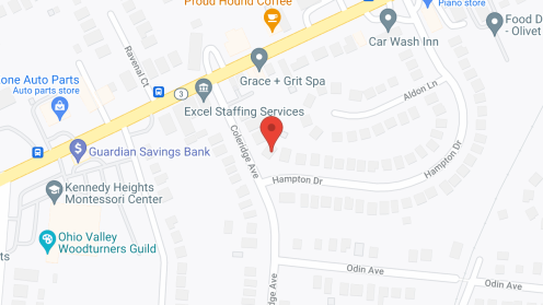Map of the neighborhood around The Legacy I