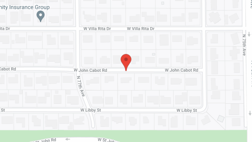 Map of the neighborhood around Adriana's Round the Clock