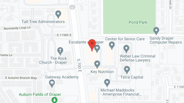Valencia at Draper in google map