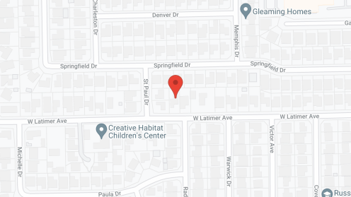 Map of the neighborhood around Latimer Haven