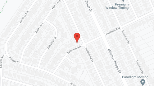 Map of the neighborhood around Serra Mesa Guests Home III