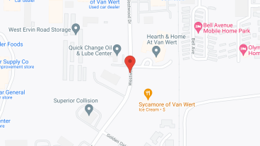 Hearth and Home at Van Wert in google map