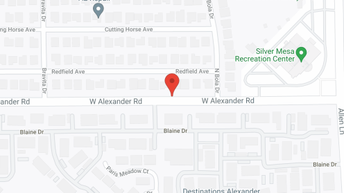 Map of the neighborhood around Destinations at Alexander
