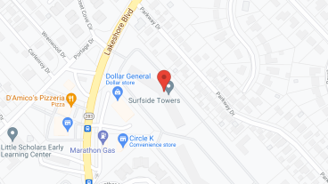 Surfside Towers in google map