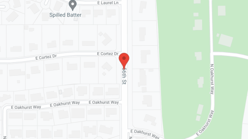 Map of the neighborhood around Evergreen Assisted Living