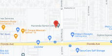 Hacienda Senior Living in google map