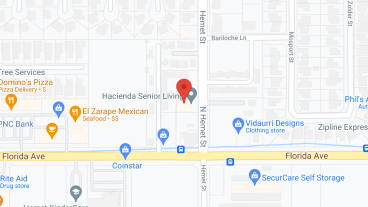 Hacienda Senior Living in google map