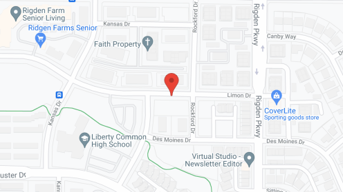Map of the neighborhood around Rigden Farm Senior Living