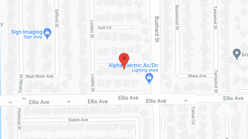 Map of the neighborhood around Gica's Home
