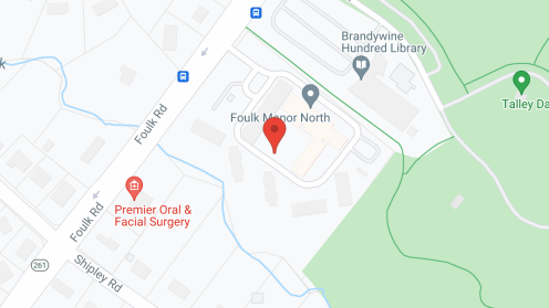 Map of the neighborhood around Foulk Living