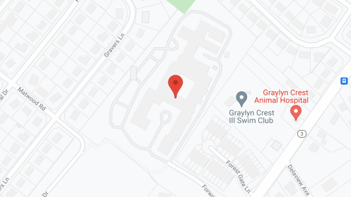 Map of the neighborhood around Forwood Manor