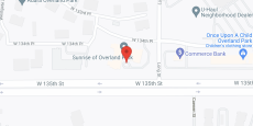 Sunrise of Overland Park in google map