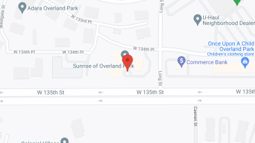 Sunrise of Overland Park in google map