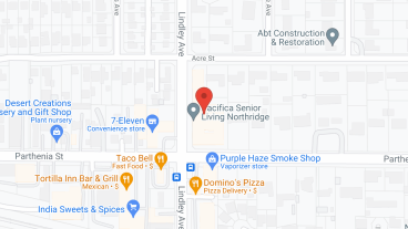 Pacifica Senior Living Northridge in google map