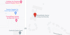 Wheatfields Senior Living Community in google map