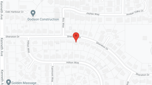 Map of the neighborhood around Mary's Home Care