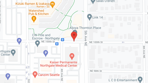 Map of the neighborhood around Aljoya Thornton Place, a CCRC