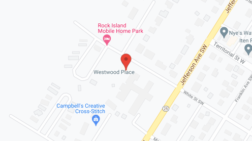 Map of the neighborhood around Westwood Place