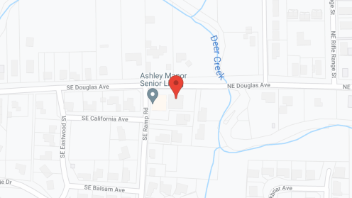 Map of the neighborhood around Ashley Manor - Douglas