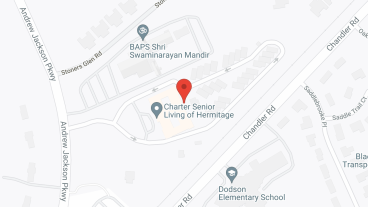 Charter Senior Living of Hermitage in google map