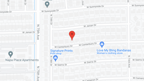 Map of the neighborhood around Canterbury Commons Assisted Living