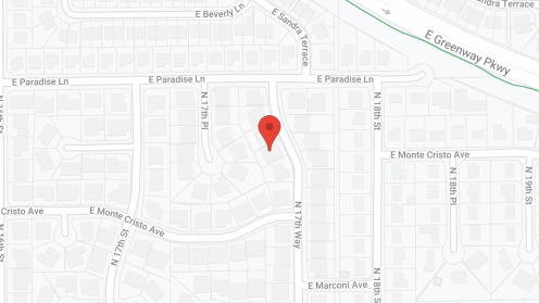 Map of the neighborhood around Hummingbird Gardens Assisted Living