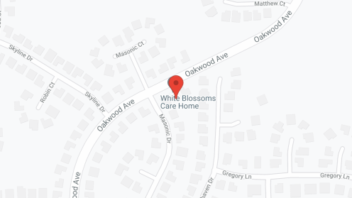 Map of the neighborhood around White Blossoms Care Home