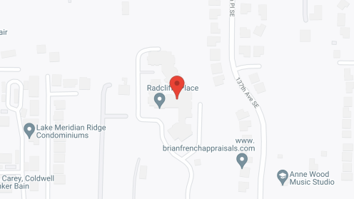 Map of the neighborhood around Radcliffe Place