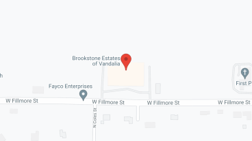 Brookstone Estates of Vandalia in google map