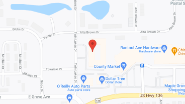 Brookstone Estates Rantoul in google map