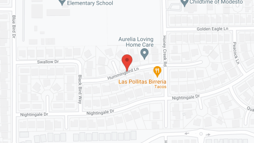 Map of the neighborhood around Hummingbird Manor