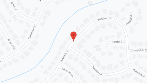 Map of the neighborhood around Springtime Home III